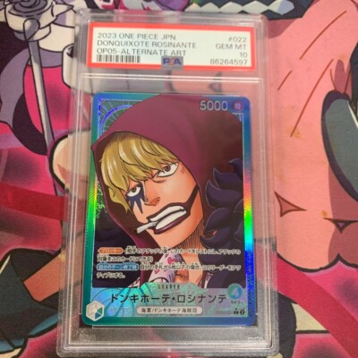 PSA 10 Rosinante Donquixote Alt Art OP05-022 Awakening New Era