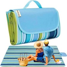 Picnic Beach Blanket, Waterproof Foldable, Portable Large Blankets for Travel