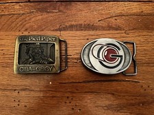 2 Vintage Belt Buckles