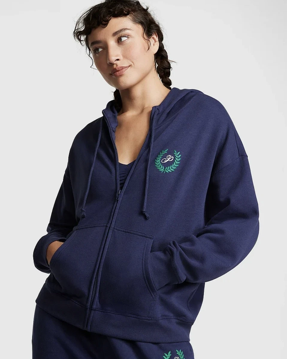 Navy blue victoria secret clearance hoodie