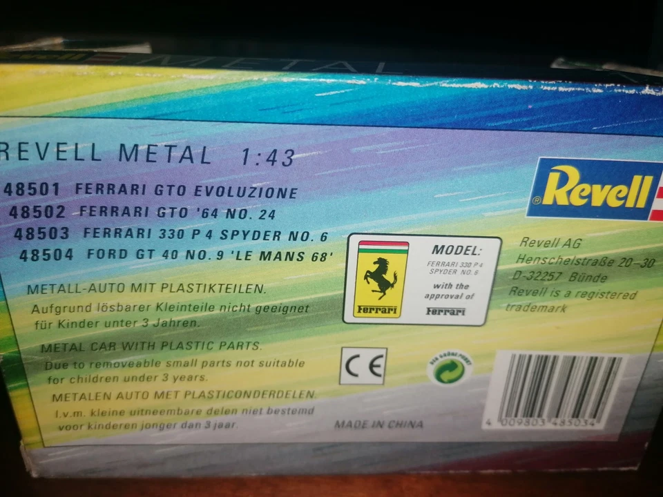 Revell 1/43 Ferrari 330 P4 Spyder #6 48503 - Immagine 3 di 3