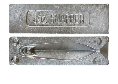 SNAPPER SINKER MOULD 8OZ SINKER MOULDS LEAD WEIGHTS BOMB SINKER