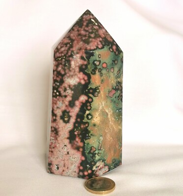 Ocean Jaspis Obelisk  - polychrom - 128 * 65 mm - Tower - Point - Ozean