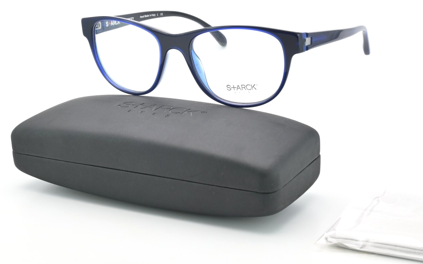 Полупрозрачная пантомима STARCK EYES MIKLI Brille 52-18 140 SH3022 0007 BIOCITY Blue