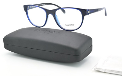 STARCK EYES MIKLI Brille 52-18 140 SH3022 0007 BIOCITY Blue Transluzent Panto
