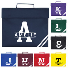 Personalised Named Book Bag Kids Back To School Childern Boys Girls Music PE Kit