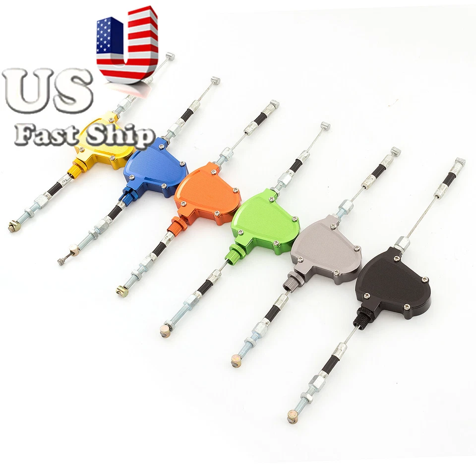 Palanca de embrague de cable de acrobacias y tracción de rendimiento corto en stock de EE. UU. para Honda Aprilia KTM Foto 4 de 4