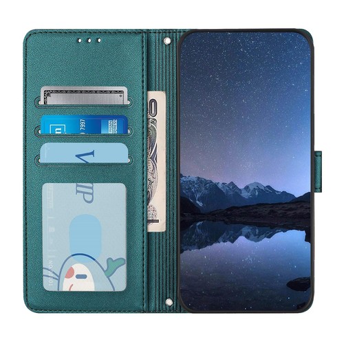 For T-Mobile Revvl 7 Pro Cute Pattern RFID Blocking Slots Crossbody Wallet Case - Picture 44 of 85