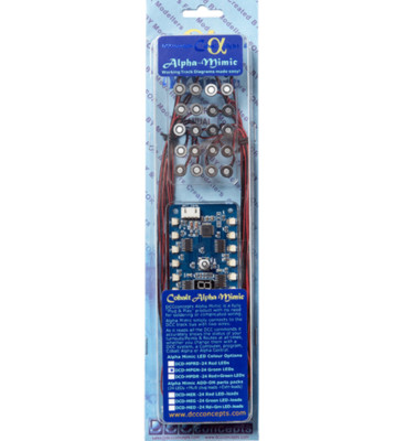 DCC Concepts ~ New ~ Alpha Mimic Panel Controller (Red & Green LEDs) ~ DCD-MPRG