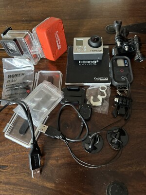 GoPro HERO3+ Black Edition 12MP HD Plus Accessories Working