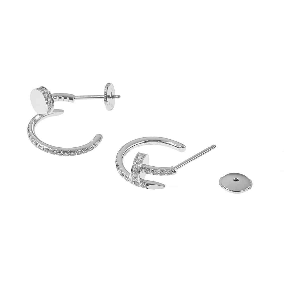 cartier Juste un Clou diamond hoop Earring P0017999 | eBay