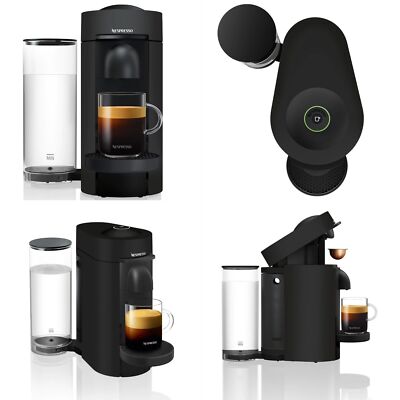 Nespresso VertuoPlus GDB2 in MATTE BLACK - Single Serve Coffee