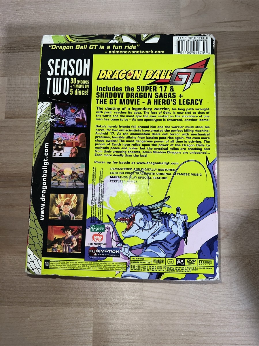 Dragon Ball GT: Season 2 DVD Digitally Remastered