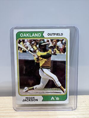 1974 TOPPS REGGIE JACKSON, #130, NM/MT, HOF