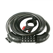 5-Digit Combination Password Bike Lock Cable Bicycle Chain Lock 40" Long Cable