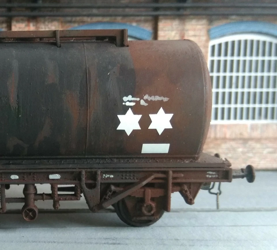 OO gauge TTA tanker stars vinyl transfer black/white WOW easy to apply - Image 3 of 3