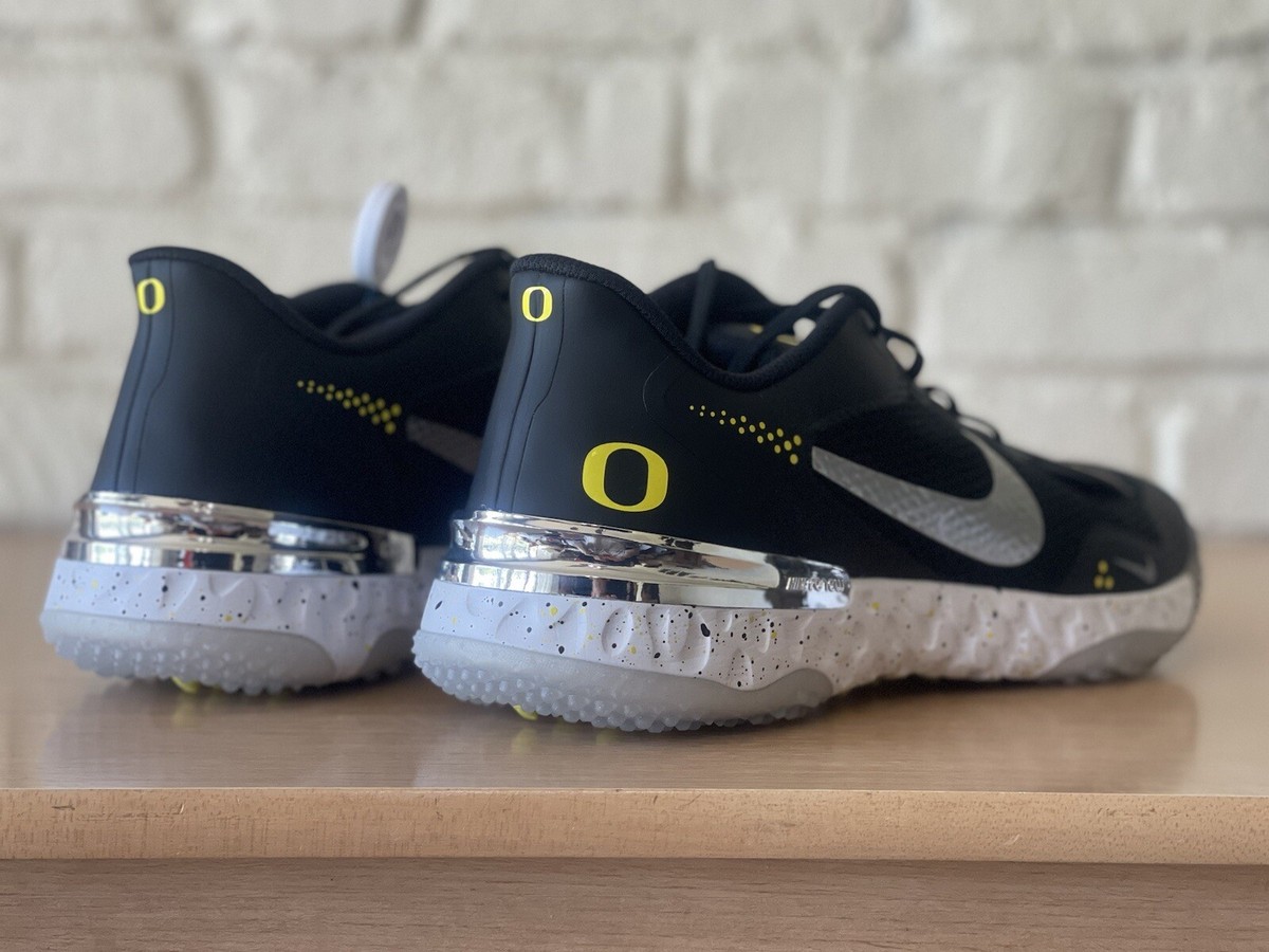 Nike Alpha Huarache Elite 3 Turf Oregon Ducks Team Issued Men Sz