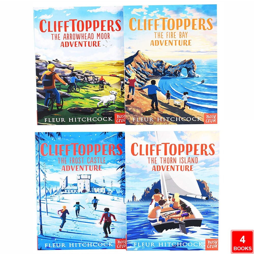 Clifftoppers Adventure 4 Books Children Collection Paperback By Fleur Hitchcock - Image 3
