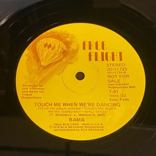 Bama: Touch Me When We're Dancing 12" - Free Flight - Soul - Picture 1 of 2