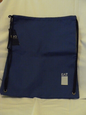 NWT EA7 EMPORIO ARMANI BLUE GYM BAG