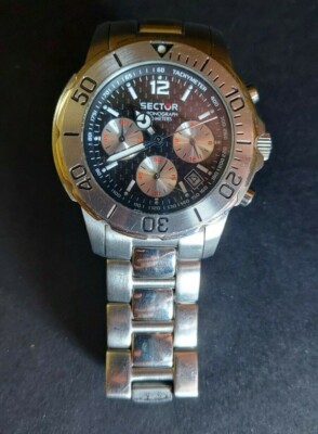 Sector Chronograph 100m Modell 200 Baujahr 2010, läuft mit OVP