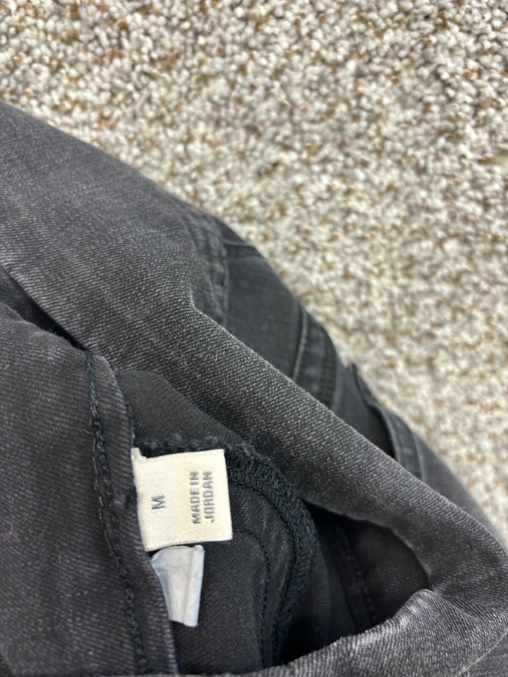 Style & Co Boyfriend Jeans Black Denim Straight Leg Jeans Pull On Women