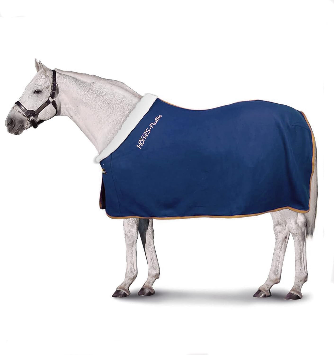 Couverture Cheval Polaire Fluffie contre l'Humidité et le Froid Post-Effort