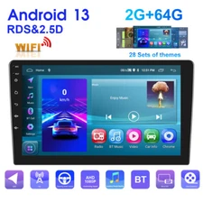 64GB 10.1" Android 13 Double 2Din CarPlay Car Stereo Radio GPS Navi Touch Screen