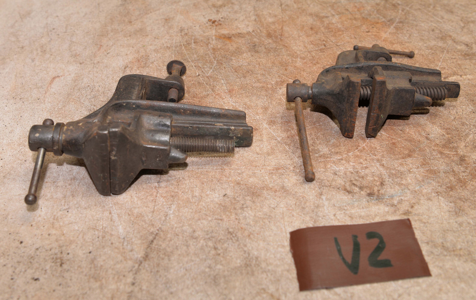 2 jewelers bench vise 2 1/4 jaw with anvil metal working collectible