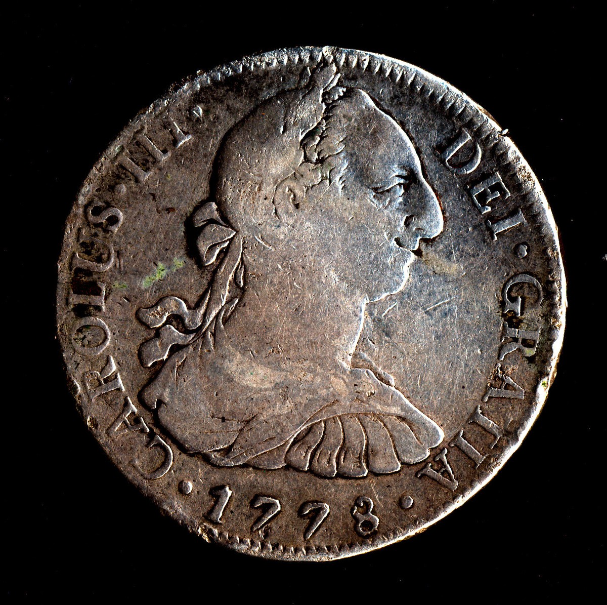 8✨ Lovely America's First Dollar Silver 8 Reales Mexico Mo FF 1778