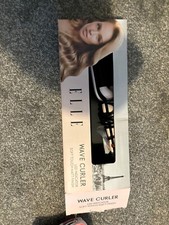 Image of ELLE Wave Curler Led Indicator Soft Touch Matt Finish Regular Size Curler - Pink