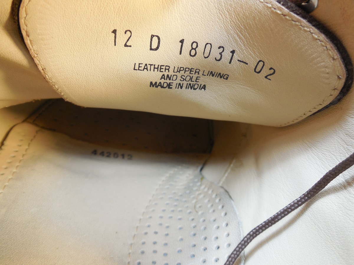 Florsheim Brown Leather Cap Toe Oxfords Men's 12D #18031 AWESOME