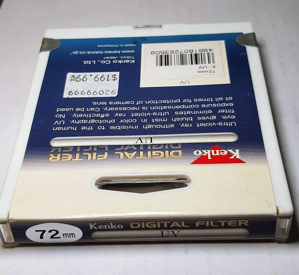 Genuine Kenko Digital 72mm  UV Guard Protector Safety Glass Lens Filter 72 mm - Image 3 of 3