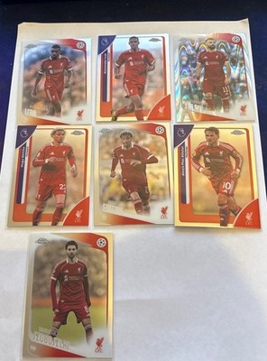 Topps Chrome - Liverpool Set - Salah, Isak, Etikite, Szoboslai, Mac Allister