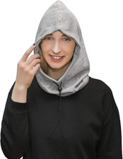 EMF Hat Faraday Hood. EMF Blocking Anti-Radiation Silver Fabric. 99 EMF Reduc