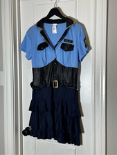 Halloween size L police cop uniform dress