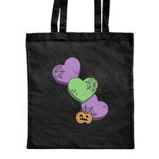 Shopper-Tasche "Halloween Herzen" klassisch schwarz (ZB00020824)