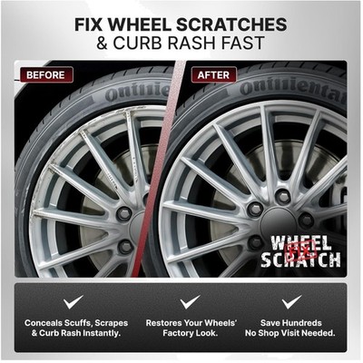 OEM Finish Car Rim Paint - DIY Alloy Wheel Scratch Remover