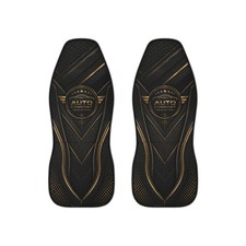 Racing Stripe Armor Car Seat Covers | Black Red Auto Seat Protector Interior Set