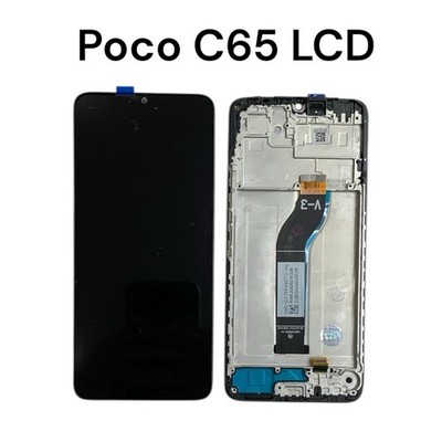 Xiaomi Poco C65 (MZB0FO9EU) LCD Display Assembly + Frame OEM Quality Black
