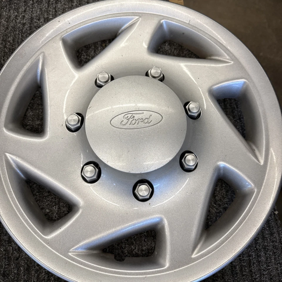 1998-2016 Ford E-250 E-350 Van OEM 16 Inch Hubcaps Set Of 4    - Image 4 of 4