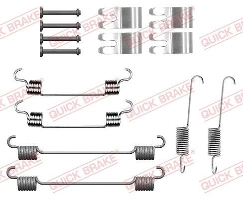 Quick Brake ZubehöRsatz, Bremsbacken Hinterachse U.A. FüR Nissan, Renault-image