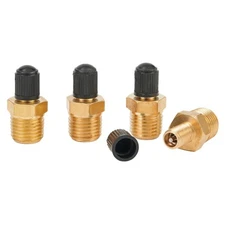 1/4 NPT MPT Solid Brass Air Compressor Hexagonal Tank Fill Valves Replacement