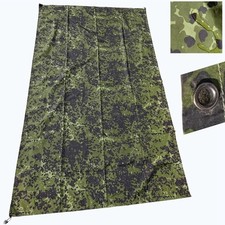 Original D&auml;nische Armee Zeltplane M98 M84 Camo Tarp 275x170cm Outdoor
