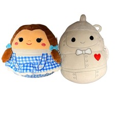 Squishmallows The Wizard of Oz Dorothy and Tin Man Plush Set