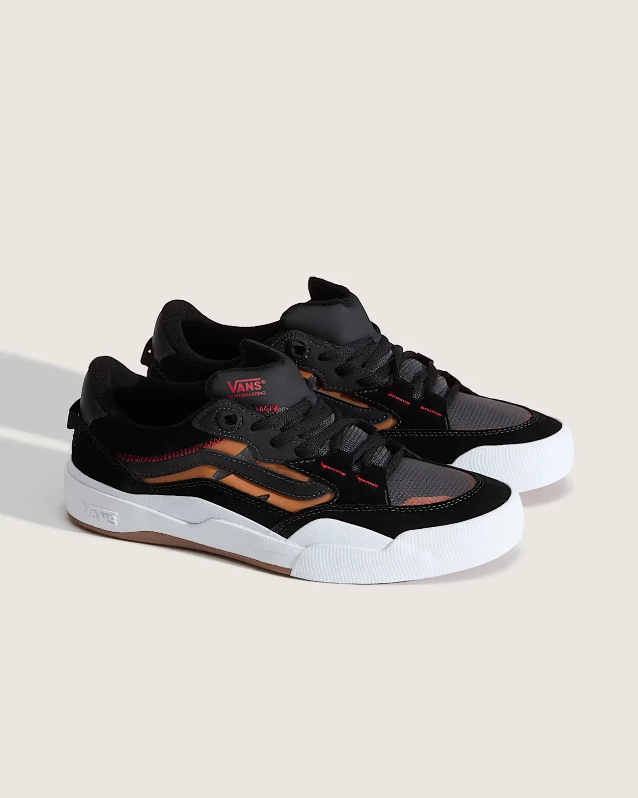 Vans Skate 2 Wayvee Original Shoes Black/White/Orange