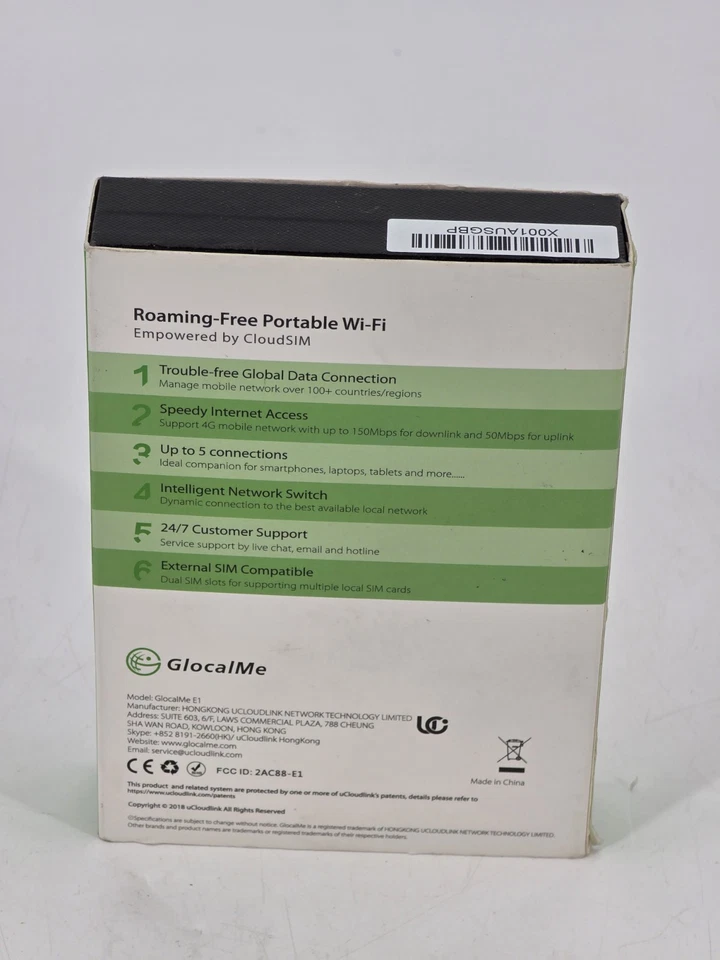 NOVO GlocalMe U2s Mobile LTE 4G Pocket Wi-Fi Hotspot Portátil Global (E1) Dourado - Imagem 4 de 4