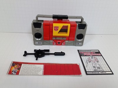 Transformers G1 Vintage Boombox Cassette Player Blaster 100% Complete Works!!