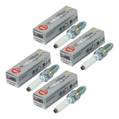 Zündkerze NGK Laser Platinum PZKER7B8EGS 93231 4 Stück für Audi A3 Seat Skoda VW