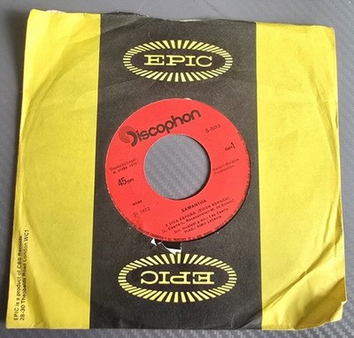 Vintage: 1972. Samantha   Y Viva España. 7'' Vinyl Single. Discophon. S-5213.